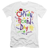 Star Trek Picard Day Men's Ultra-Soft 30/1 Cotton Slim Short-Sleeve T-Shirt